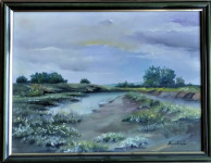 krajolik - ulje na panelu