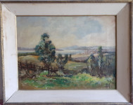 krajolik - ulje na platnu