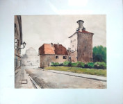 Krešimir Ivić - akvarel iz 1987.godine