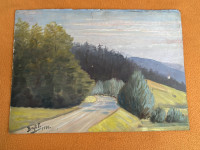 Krmelj - F. Bajt 1936 - Ulje na kartonu