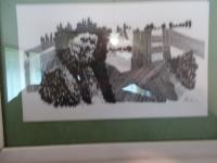 Kuduz,1986,Bozicna grafika,uramljeno,32x23cm