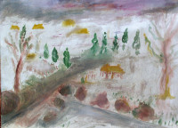 L. KUČANDA, NOVIGRAD PODRAVSKI -  SEOSKI MOTIVI TEMPERA