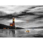 Leonid Afremov - Silence of the sea - slika ulje na platnu