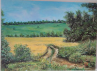 Ljetni pejzaž - Ulje na platnu