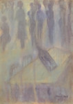 LJUBOMIR VUČUROVIĆ VUČO - Akvarel iz 1987.g. - 50x35cm
