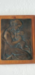 Majka sa djetetom bronca umjetnicka slika