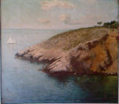 Menci Klement Crnčić,ulje,35x34cm