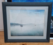 Marija Grabar: Brodovi (oukvirena slika) 38x48 cm