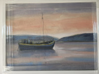 Marijan Bingula, ulje na platnu, barka