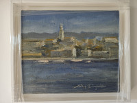 Marijan Bingula, ulje na platnu, Novi Vinodolski