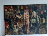 Mario Mikulić - ulje na lesonitu