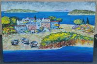 Milan Dragija "Mediteran" ulje na platnu 100x150cm;