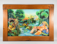 Milan Jurina, naiva na staklu