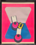 Miroslav Šutej "Mobil SMO" mobilni kolaž 60x50cm; iz 1969 godine; ponu