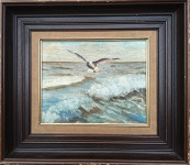 more i galeb - ulje na platnu