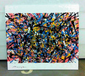 "No 5" Inspired by Jackson Pollock - ulje 90x100cm - Žunjić