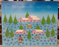 Nuvole Bianche - ulje na platnu