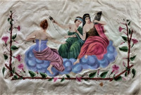 u oblacima - ulje na svili iz 1927.godine