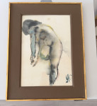 Originalni rad – ženski akt, uokviren