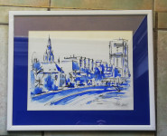 Osijek, kombinirana tehnika, 43,2 x 35,0 cm