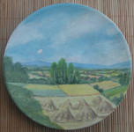 Oslikani keramički tanjur 2