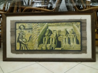 ORIGINAL PAPIRUS IZ EGIPTA  URAMLJEN 110 cm × 60 cm