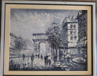 Pariz, ulje na platnu
