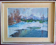 pejsaž - ulje na kartonu iz 1938. godine