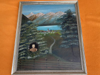 Pejzaž s fotografijom vojnika iz WW1