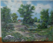 Pejzaž -Ulje na platnu