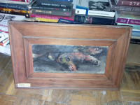 Plamenko Čengić, Crvene ribe, 13x32, 1975, vidi napomenu