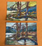 Pored jezera - Dvije verzije