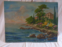 Uljena slika na drvu