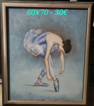 Slika balerina i Ikea uokvirene slike