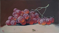 prodajem sliku "Pčela i grozd",70x40,uljane boje na platnu