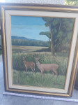 Ulje na platnu prodajem umjetničke slike lovačke tematike