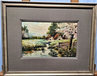 u proljeće - ulje na platnu