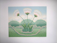 Rabuzin, Ivan, "Bijeli cvijetovi", 68x83 cm