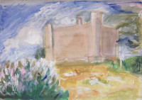 RENATA RENEE WALTER - Akvarel 59x47cm