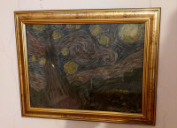 replika Van Gogha - pastela ''Zvjezdana noć''