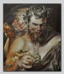 Reprodukcija Rubensa - ulje na platnu - dva satira - ručno oslikana