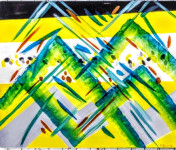 Robert Baća akad.kipar, akril na platnu 120x100