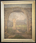 Rotes Tor Wachau - ulje na lesonitu