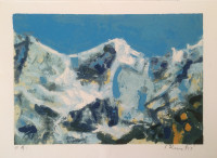 RUNTIĆ INGRID, grafika EA, neuramljeno, 22x31 cm.,