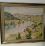 Šestić ulje na platnu