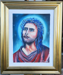Slavko Dukić "Isus" ulje na platnu 2019.g.