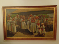 Slavko Tomerlin - ulje na drvetu