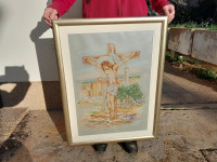 Slika 83 x 63cm, tehnika akvarel akril, rad akademskog slikara