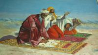 Slika Iranaca na tepihu - ulje na platnu