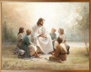 Slika ISUS I DJECA, ŠIRINA SLIKE 70 cm, prodajem